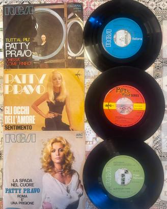 Lotto 3 Vinili 45 Giri Patty Pravo