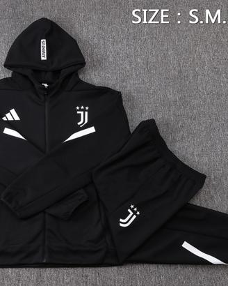 Tuta Jvve adidas nera S (M) con cappuccio