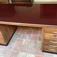 Scrivania direzionale vintage Art Deco, anni 30/40