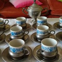 Elegante servizio da caffè vintage degli anni '70,