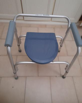 Sedia comoda WC per anziani/disabili