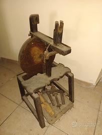 Arcolaio antico in legno massello vintage – arredo