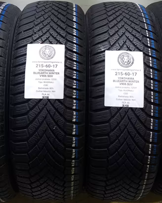 4 GOMME 215 60 17 YOKOHAMA A72531