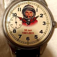 Raro orologio russo 50 anni astronauta Gagarin mi 