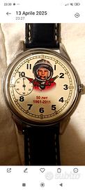 Raro orologio russo 50 anni astronauta Gagarin mi 