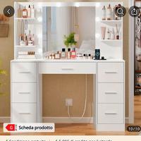scrivania da trucco 