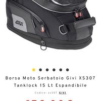 Borsa serbatoio moto GIVI xs 307