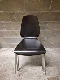 Sedia VILMAR IKEA Nera, 4 pezzi