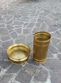 Porta Ombrelli E Porta Vasi In Ottone. 