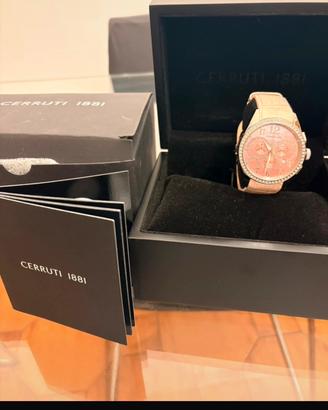 Orologio donna Cerruti 1881 Diva  rosa swarowski