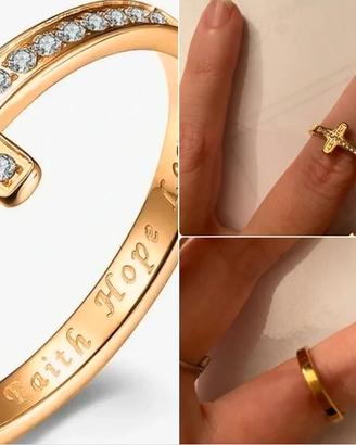 anello con croce