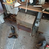 spiedo artigianale in acciaio 2 misure