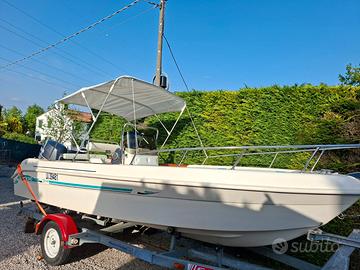 barca Saver 540 con Yamaha 80 CV e carrello