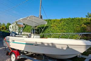 barca Saver 540 con Yamaha 80 CV e carrello
