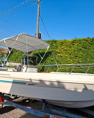 barca Saver 540 con Yamaha 80 CV e carrello