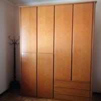 Armandio cassettiera specchio e letto senza doghe