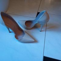 décolleté in vera pelle n 38