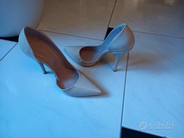 décolleté in vera pelle n 38