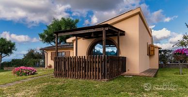 San vincenzo villino con giardino clima in giugno