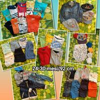 Lotto abbigliamento bambino 24-30 mesi estivo