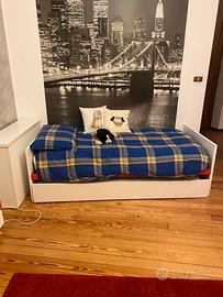 Letto singolo con secondo letto a scomparsa