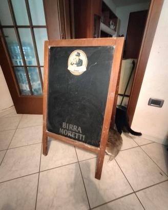 lavagna vintage birra moretti