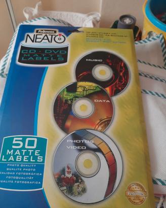 DVD-R e CD-RW con custodie