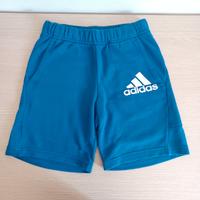 Pantaloncini bambino blu Adidas tg 11/12 anni
