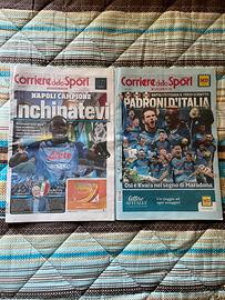 Giornale corriere dello sport scudetto Napoli 2023