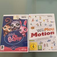 Giochi wii mi littlest PetShop e WiiPlay Motion