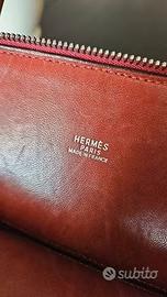 Borsa originale Hermes bolide rosso.