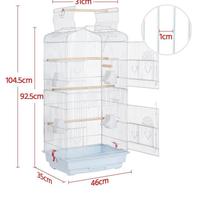 Gabbia pappagalli uccelli nuova