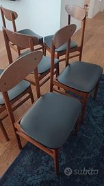 Set sedie design scandinavo