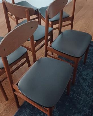 Set sedie design scandinavo
