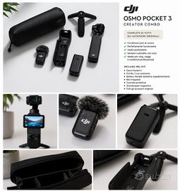 DJI Osmo Pocket 3 Creator Combo – Tutti Accessori