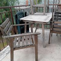 Tavolo e 4 sedie da esterno ikea