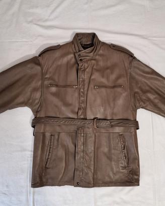 Giubbotto Uomo in Vera Pelle Taglia 52