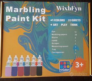 kit pittura marmorizzata, nuovo