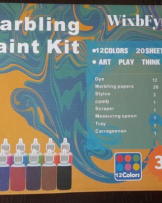 kit pittura marmorizzata, nuovo