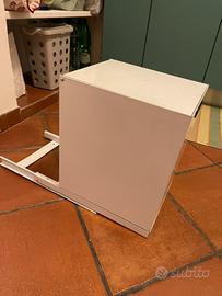 Bidone pattumiera con i binari mobile cucina