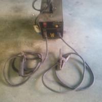 saldatrice 220 e cintura di sicurezza e faretti 