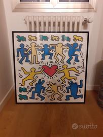 poster Keith Haring incorniciato