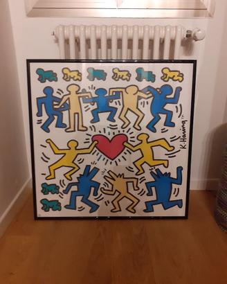 poster Keith Haring incorniciato