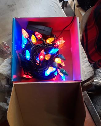 DECORAZIONI  PIGNE LED NATALIZIE