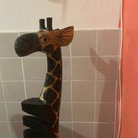 Giraffa di legno