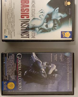 VHS Basic Instinct e Guardia del corpo 