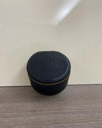 Portagioie Vintage CHANEL Timeless CC Pelle Nera