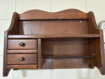 Pensile rustico in legno