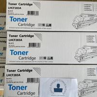 3 TONER COMPATIBILI CF283A CON SCATOLA