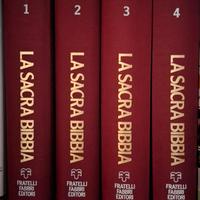 sacra bibbia 4 volumi 